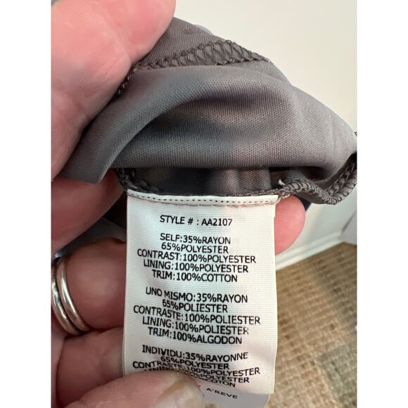 NWOT A’reve size medium maxi dress crocheted lace & tulle - Picture 4 of 4